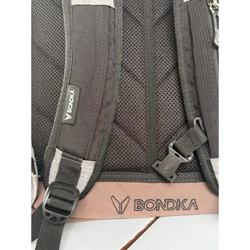 Bondka 19” Jumpstreet Backpack City Work School Travel Bag Heather Gray Unisex